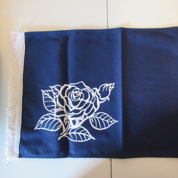 Neya Gawa Japanese Commemorative Fringed wall hanging - Picture 2 of 7